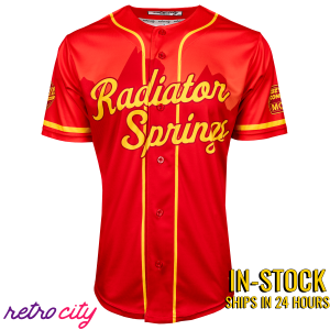 radiator springs disney cars movie baseball jersey in stock 1 min